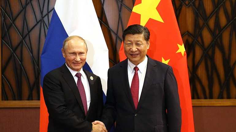Встреча Владимира Путина и Си Цзиньпина в Пекине